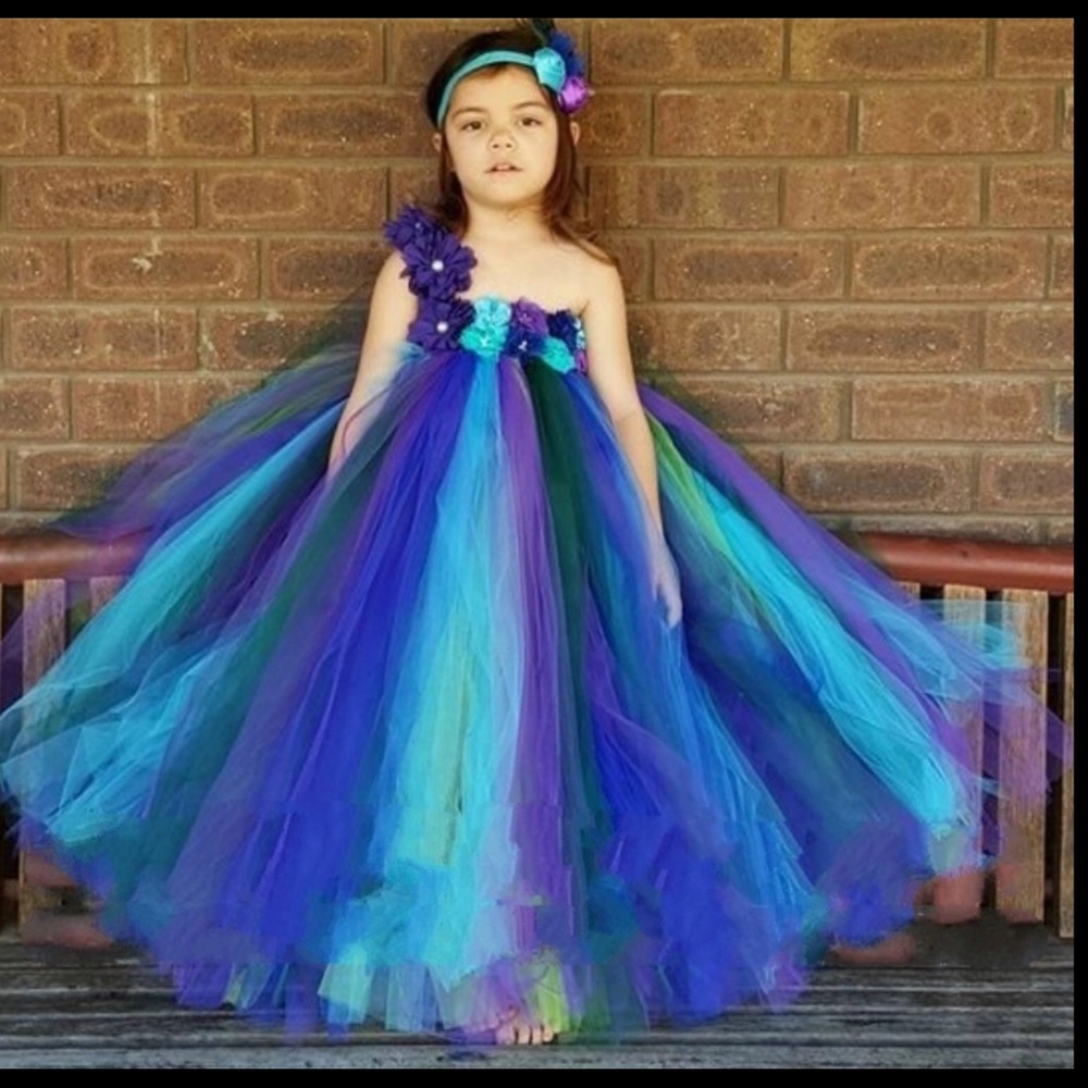 Flower Girl  Super Full Tulle Dress - Picture 3 of 8